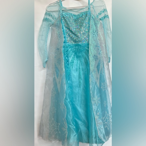 DISNEY Frozen Elsa Princess Dress Size 9/10 - Picture 1 of 15